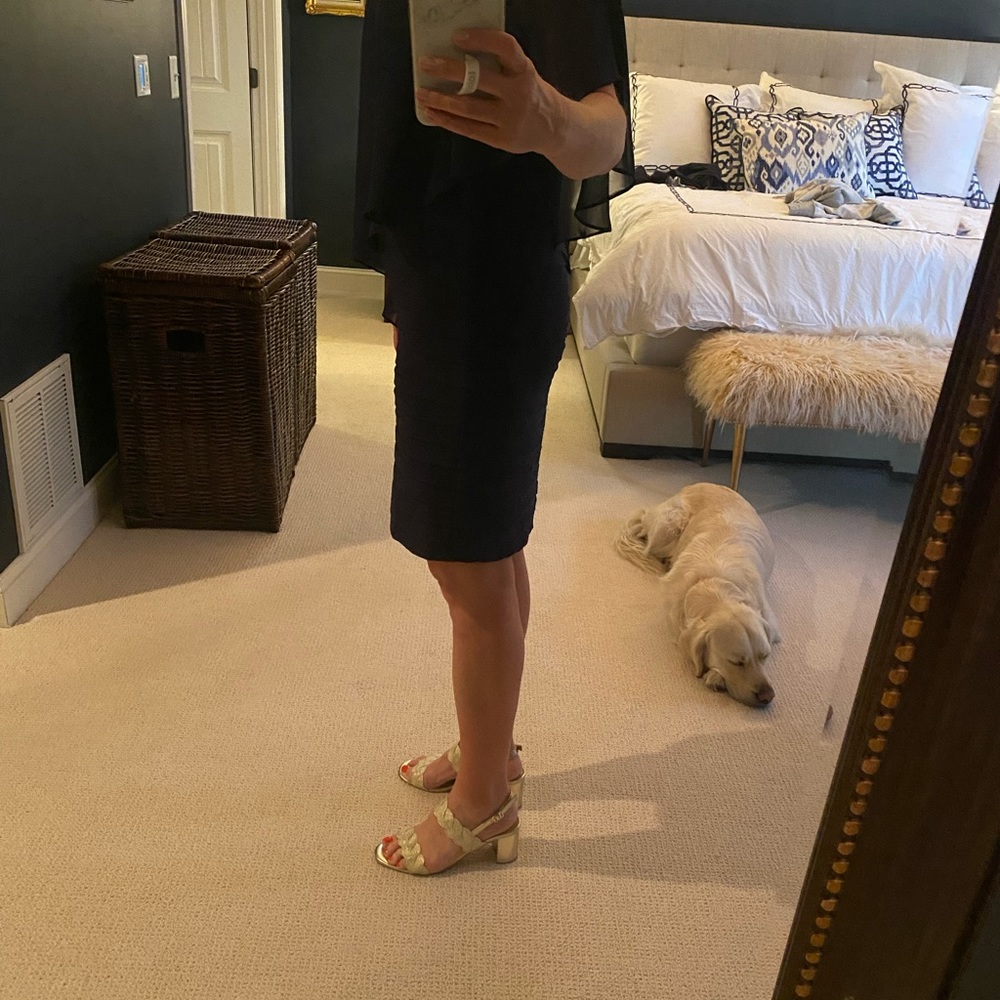 Fancy Navy Dress - image 5